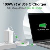 96W USB C Fast Charger Power Adapter For Mac Book Pro Charger Compatible With New Mac Book Air 13 Inch & Mac Book Pro 16, 15, 14, 13 Inch 2021 2020 2019 2018, With 6ft USB C To C Charge Cable