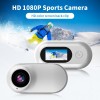 2022 New Small Action Camera, Portable Thumb Camera For Travel, Sports, Vlogging, Weight 22g, With Portable Camera Accessories, Data Cable With 32GB TF Card